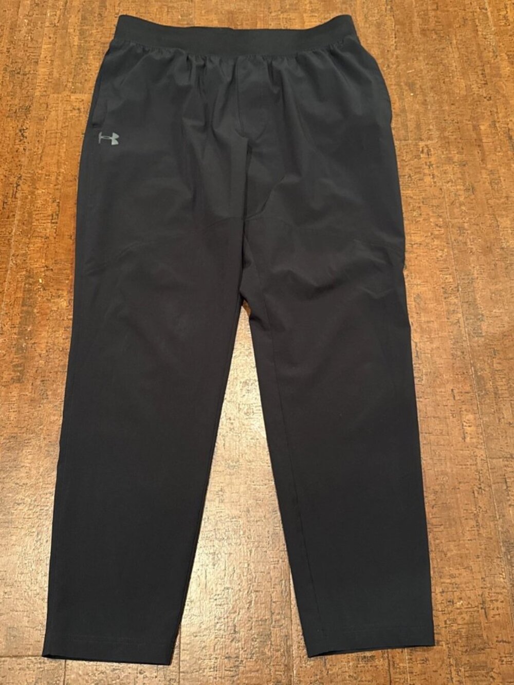 Under Armour Mens XL Fitted Black UA Stretch Woven Pants 1366215